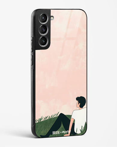 Whispering Grass [BREATHE] Glass Case Phone Cover (Samsung)