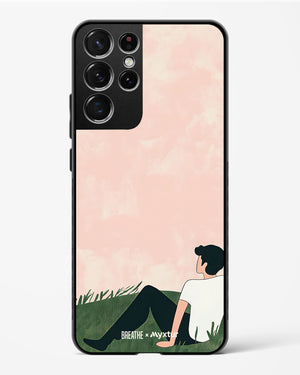 Whispering Grass [BREATHE] Glass Case Phone Cover (Samsung)