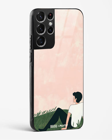 Whispering Grass [BREATHE] Glass Case Phone Cover (Samsung)