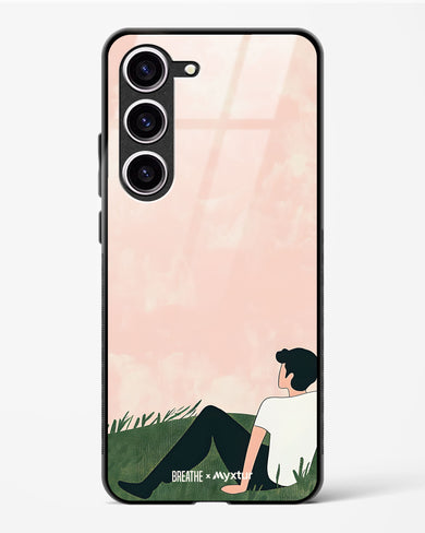 Whispering Grass [BREATHE] Glass Case Phone Cover (Samsung)