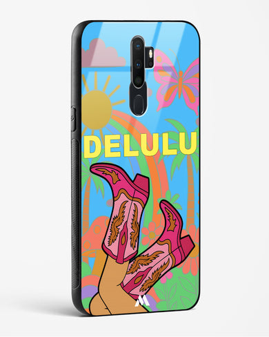 Delulu Dreamscape Glass Case Phone Cover (Oppo)