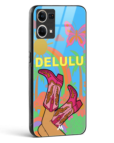 Delulu Dreamscape Glass Case Phone Cover (Oppo)