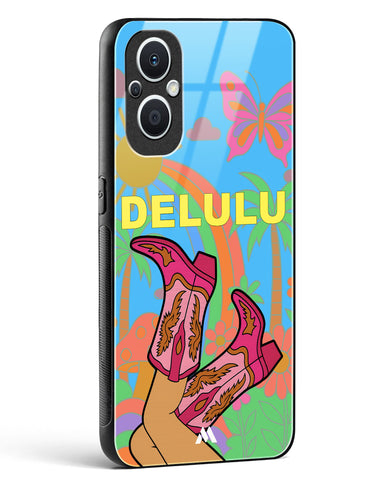 Delulu Dreamscape Glass Case Phone Cover (Oppo)