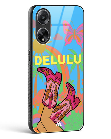 Delulu Dreamscape Glass Case Phone Cover (Oppo)