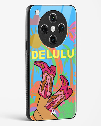 Delulu Dreamscape Glass Case Phone Cover (Oppo)