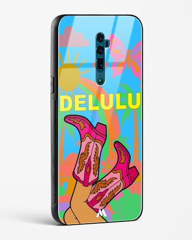 Delulu Dreamscape Glass Case Phone Cover (Oppo)