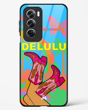 Delulu Dreamscape Glass Case Phone Cover (Oppo)