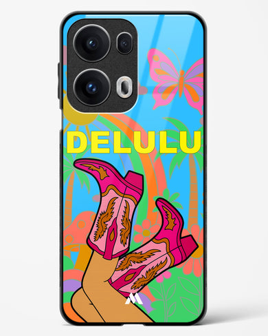 Delulu Dreamscape Glass Case Phone Cover (Oppo)