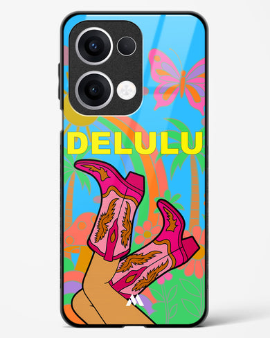 Delulu Dreamscape Glass Case Phone Cover (Oppo)