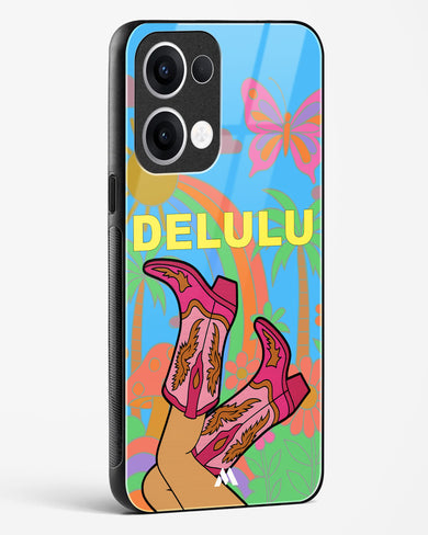 Delulu Dreamscape Glass Case Phone Cover (Oppo)