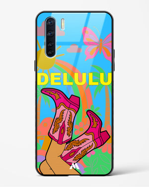 Delulu Dreamscape Glass Case Phone Cover (Oppo)