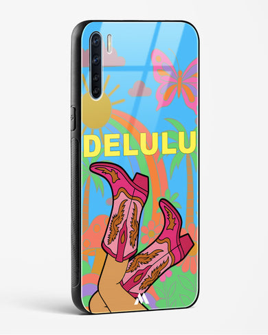 Delulu Dreamscape Glass Case Phone Cover (Oppo)