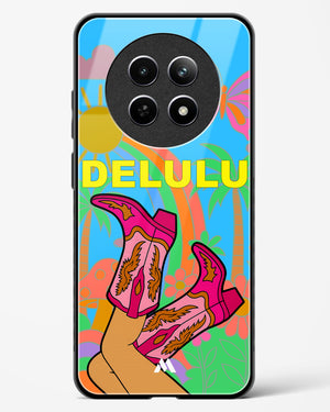 Delulu Dreamscape Glass Case Phone Cover (Realme)