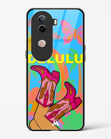 Delulu Dreamscape Glass Case Phone Cover (Vivo)