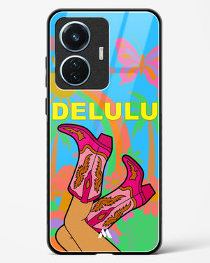 Delulu Dreamscape Glass Case Phone Cover (Vivo)