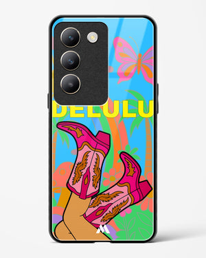 Delulu Dreamscape Glass Case Phone Cover (Vivo)