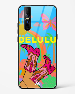 Delulu Dreamscape Glass Case Phone Cover (Vivo)