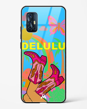 Delulu Dreamscape Glass Case Phone Cover (Vivo)