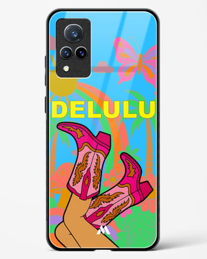 Delulu Dreamscape Glass Case Phone Cover (Vivo)