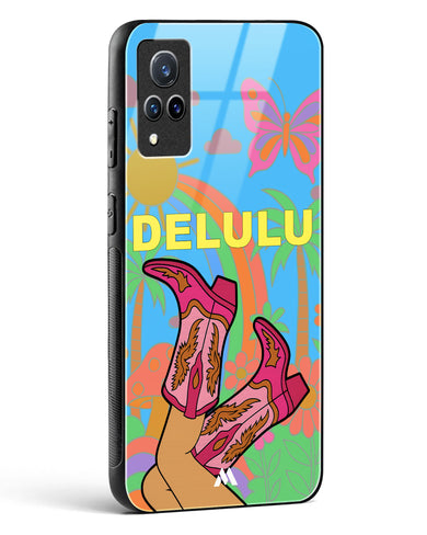 Delulu Dreamscape Glass Case Phone Cover (Vivo)