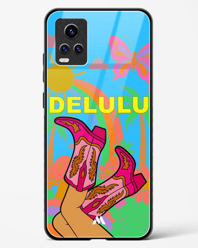 Delulu Dreamscape Glass Case Phone Cover (Vivo)