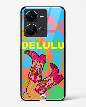 Delulu Dreamscape Glass Case Phone Cover (Vivo)