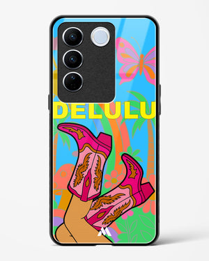 Delulu Dreamscape Glass Case Phone Cover (Vivo)