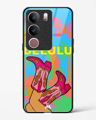 Delulu Dreamscape Glass Case Phone Cover (Vivo)