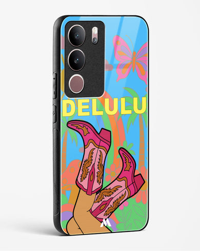 Delulu Dreamscape Glass Case Phone Cover (Vivo)