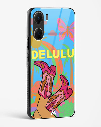 Delulu Dreamscape Glass Case Phone Cover (Vivo)