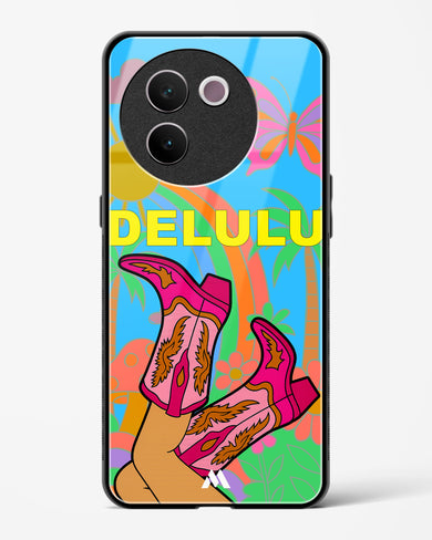 Delulu Dreamscape Glass Case Phone Cover (Vivo)