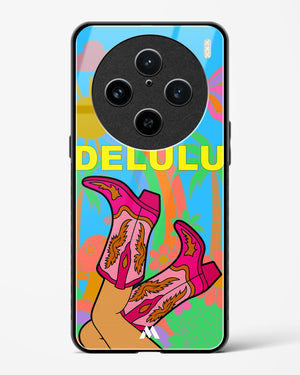 Delulu Dreamscape Glass Case Phone Cover (Vivo)