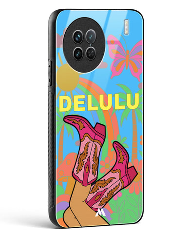 Delulu Dreamscape Glass Case Phone Cover (Vivo)