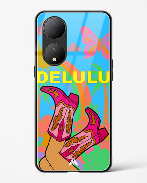 Delulu Dreamscape Glass Case Phone Cover (Vivo)