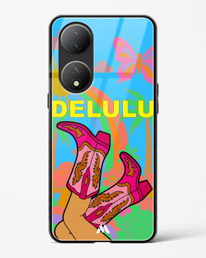 Delulu Dreamscape Glass Case Phone Cover (Vivo)
