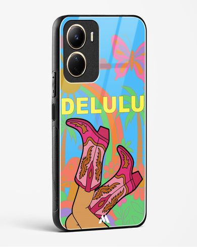 Delulu Dreamscape Glass Case Phone Cover (Vivo)