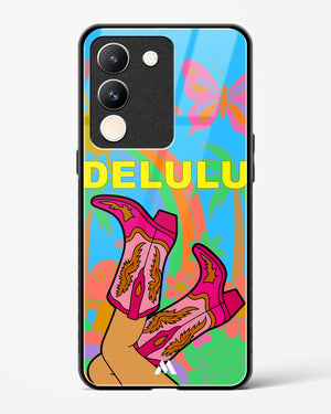 Delulu Dreamscape Glass Case Phone Cover (Vivo)
