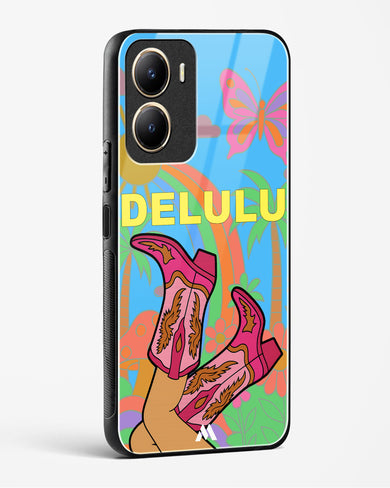 Delulu Dreamscape Glass Case Phone Cover (Vivo)