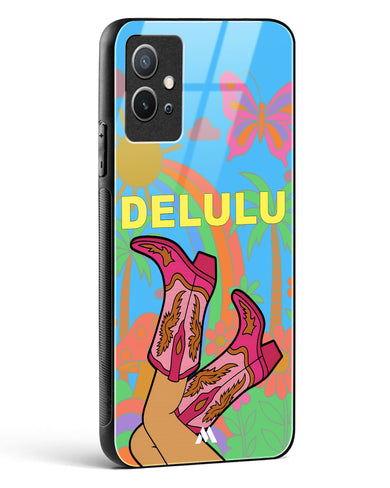 Delulu Dreamscape Glass Case Phone Cover (Vivo)