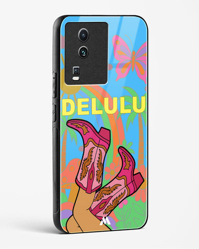 Delulu Dreamscape Glass Case Phone Cover (Vivo)