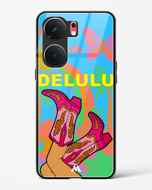 Delulu Dreamscape Glass Case Phone Cover (Vivo)