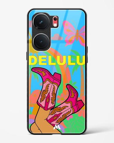 Delulu Dreamscape Glass Case Phone Cover (Vivo)
