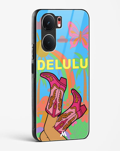 Delulu Dreamscape Glass Case Phone Cover (Vivo)