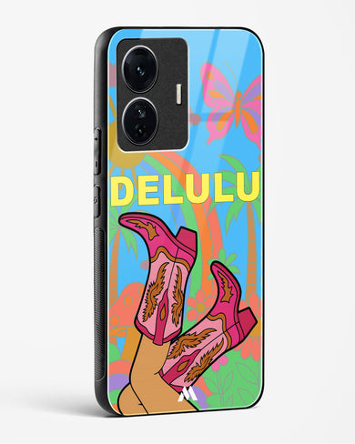 Delulu Dreamscape Glass Case Phone Cover (Vivo)