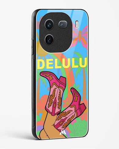 Delulu Dreamscape Glass Case Phone Cover (Vivo)