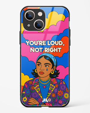 Loud Not Right Glass Case Phone Cover (Apple)