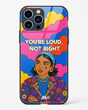 Loud Not Right Glass Case Phone Cover (Apple)