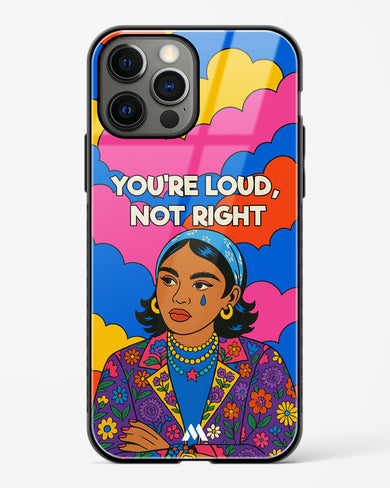 Loud Not Right Glass Case Phone Cover (Apple)