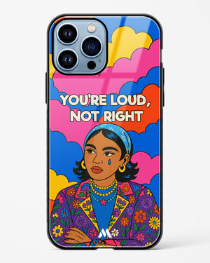 Loud Not Right Glass Case Phone Cover (Apple)