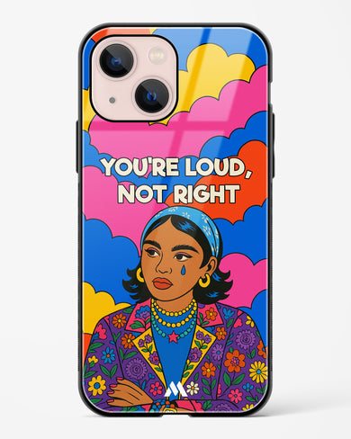 Loud Not Right Glass Case Phone Cover (Apple)